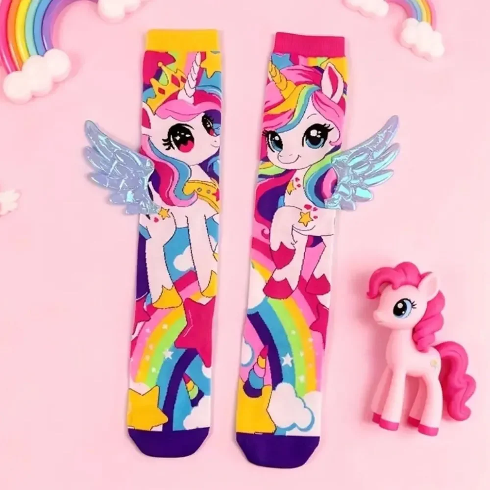 Girls Unicorn Knee Socks